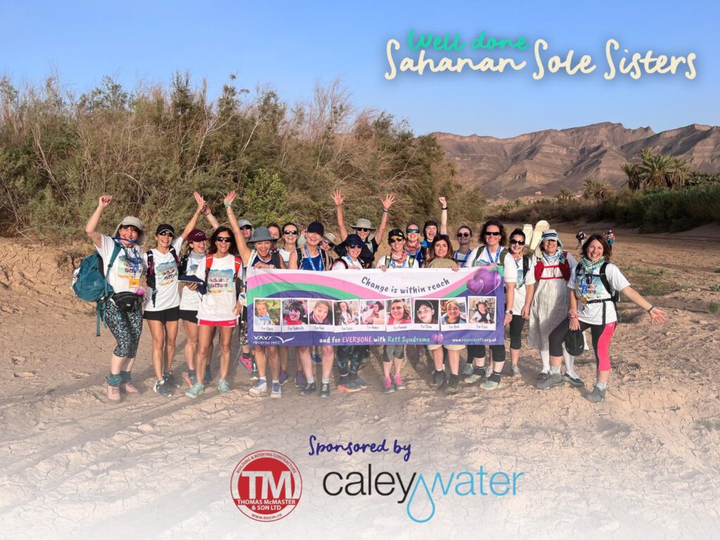 Caley Water Sponsoring the Saharan Sole Sisters