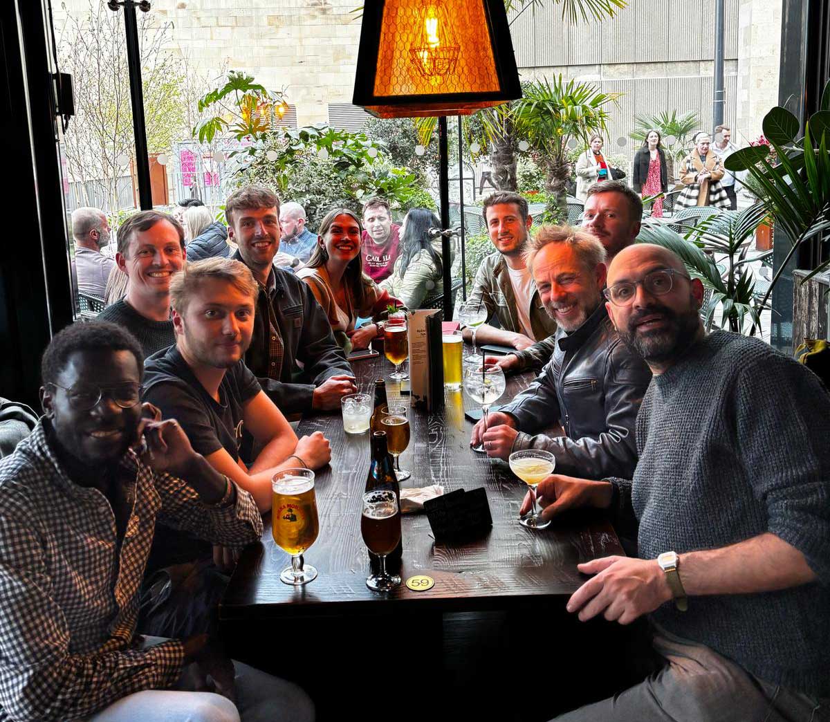 Caley Water Night Out in Flight Club